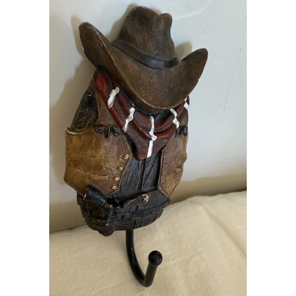 Rustic Western Gritty Cowboy  Hat Small Hanger Decor Hook‎